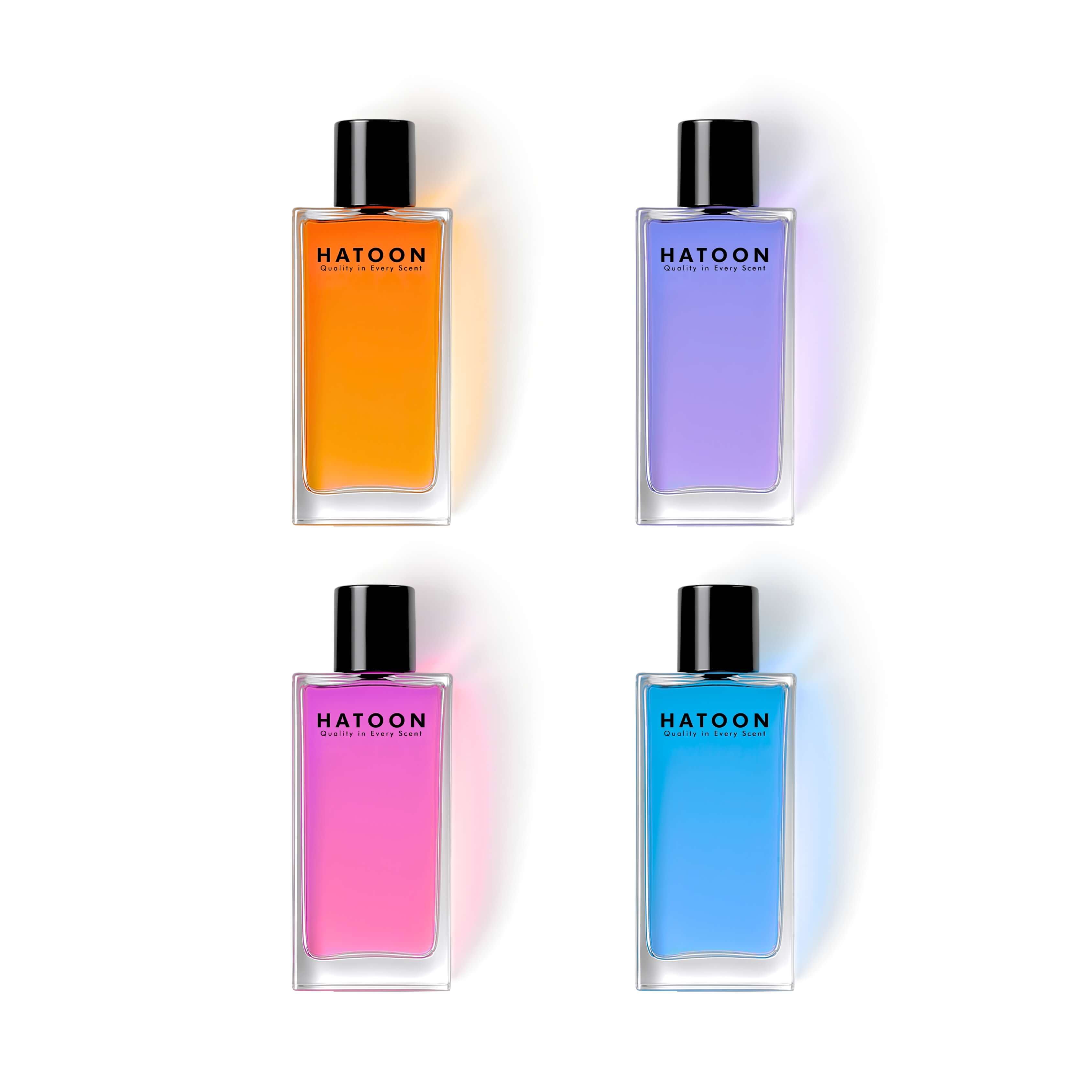 ‫4 عطور حجم 55مل‬