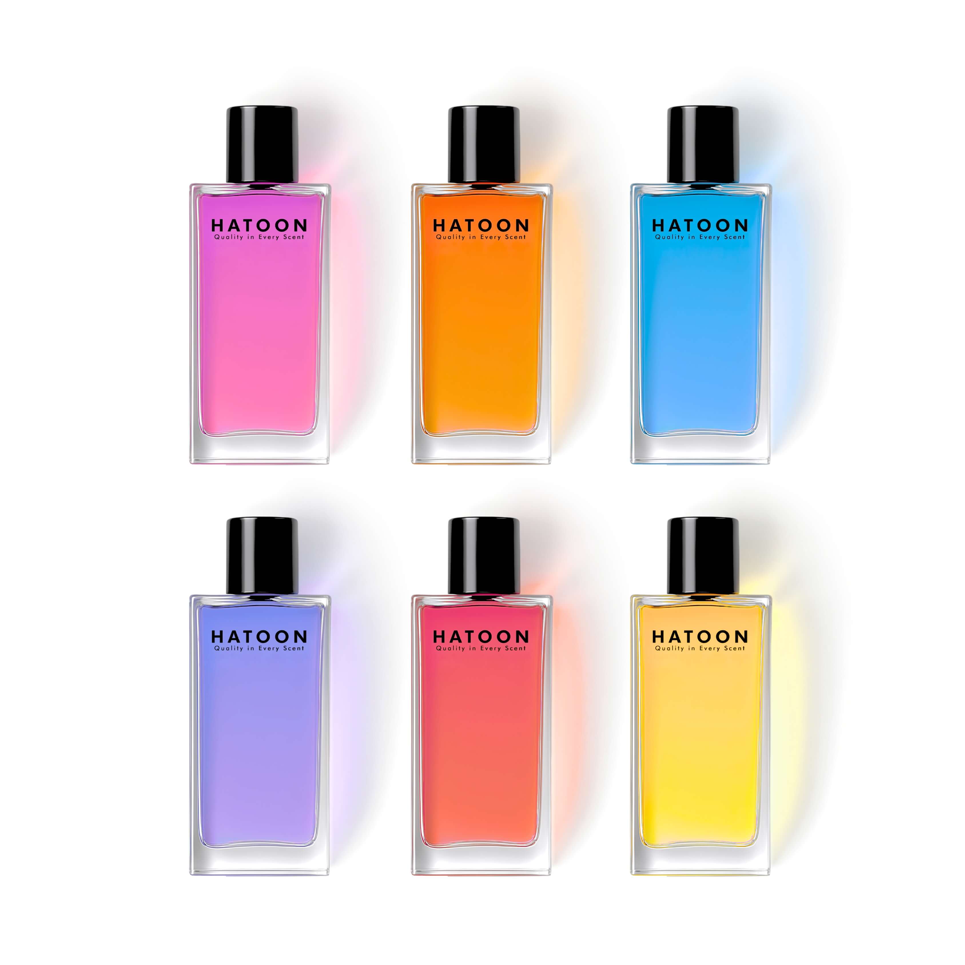 ‫6 عطور حجم 55مل‬